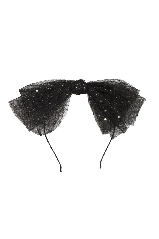 glamorous hairpins for formal parties -Ava Dot - Black