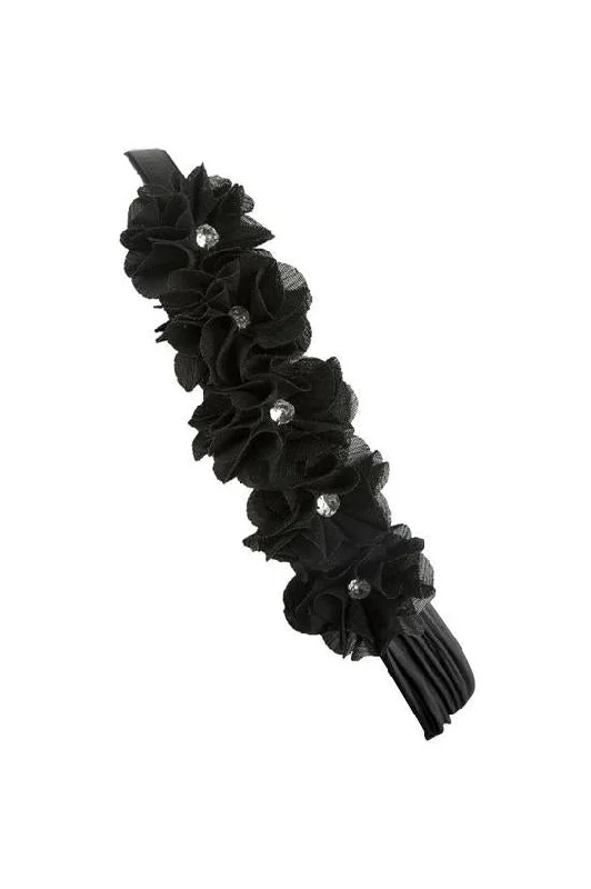 trendy hair accessories for holiday parties -Baby's Breath Wrap - Black