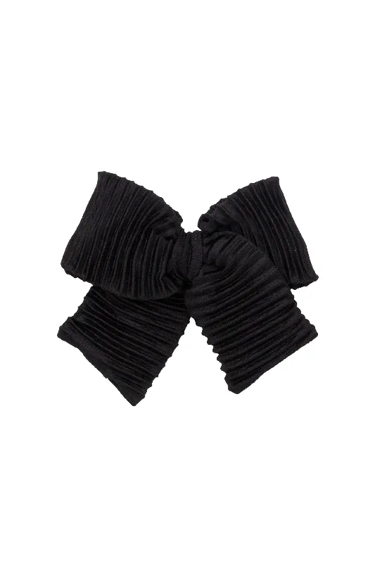 unique flower hair accessories for weddings -Elegant Mini Clip - Black