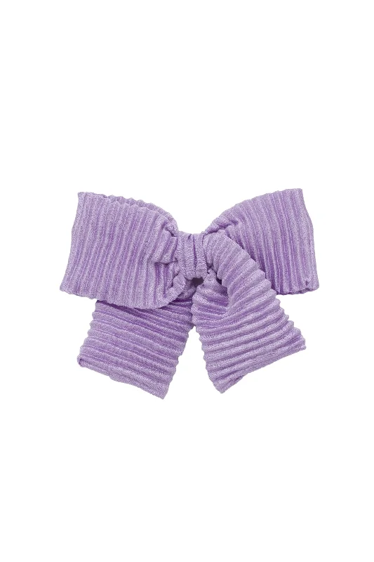 trendy hair accessories for holiday parties -Elegant Mini Clip - Purple Orchid