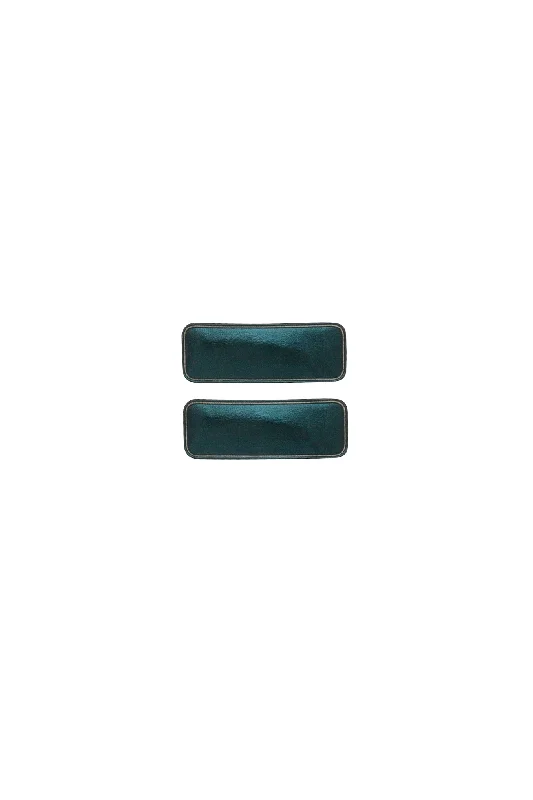 chic pearl hairbands for sophisticated looks -Olly Logs Set of 2 - Hunter Green