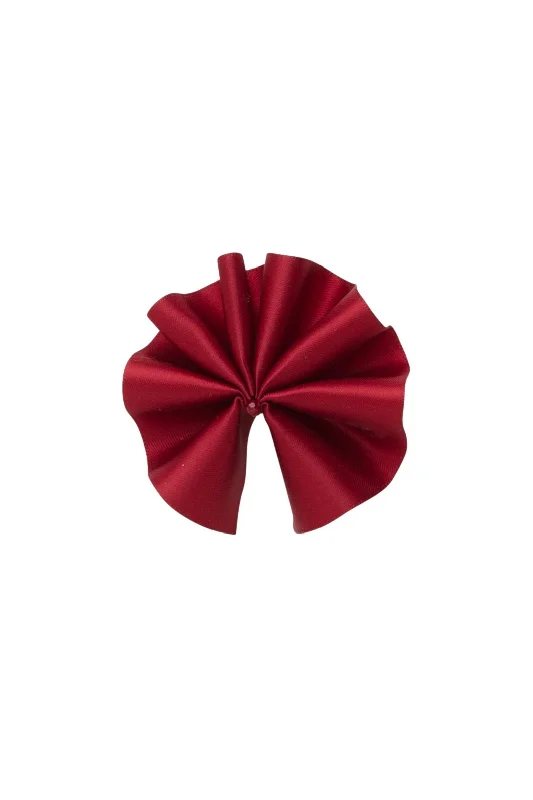 stylish headbands for athletic wear -Pirouette Clip (1 pc) - Burgundy Sherry