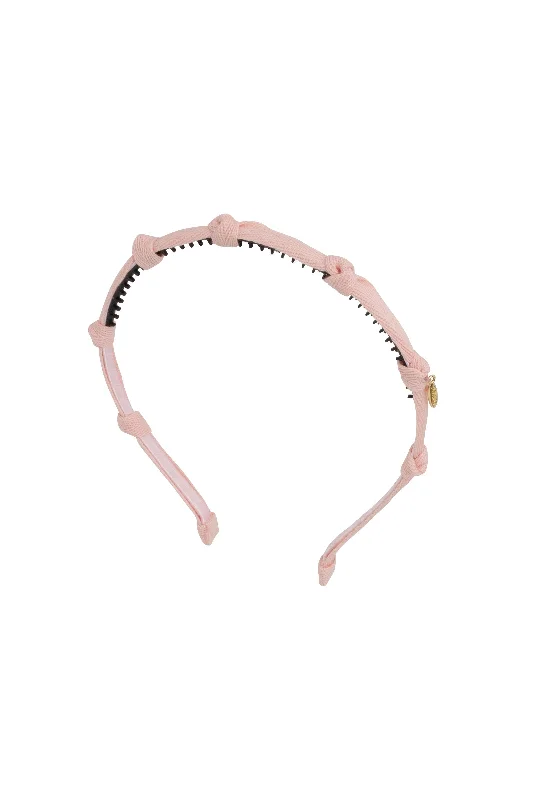 crystal hair accessories for luxurious hairstyles -Rosebud Headband - Light Pink