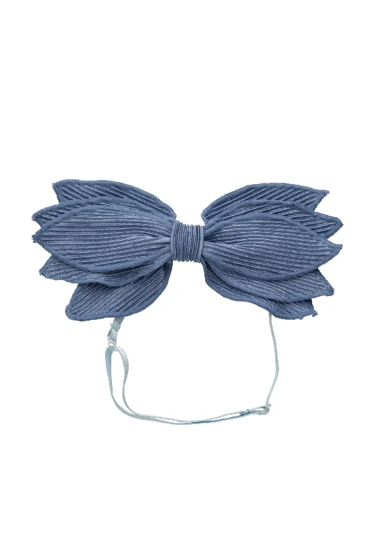 playful star hairpins for fun hairstyles -Spring Petals Wrap - Smoke Blue