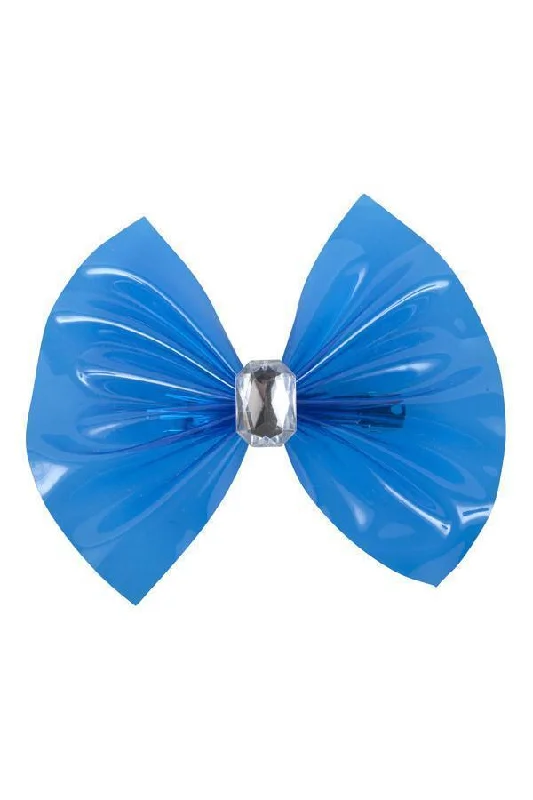 trendy tortoiseshell hair accessories for stylish finishes -Violet Clip - Blue