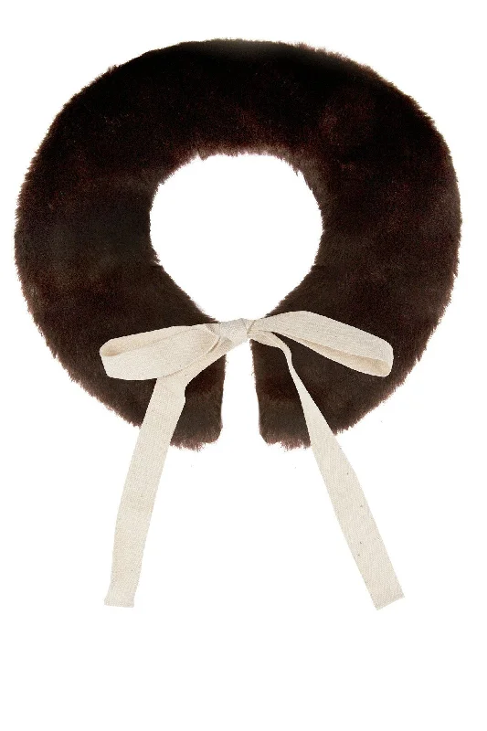 hair accessories for fine hair -Wisteria Collar - Brown