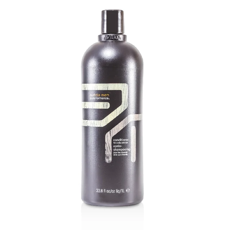 hydrating spray for curly hair ends-Aveda Men Pure-Formance Conditioner (For Scalp and Hair)  1000ml/33.8oz