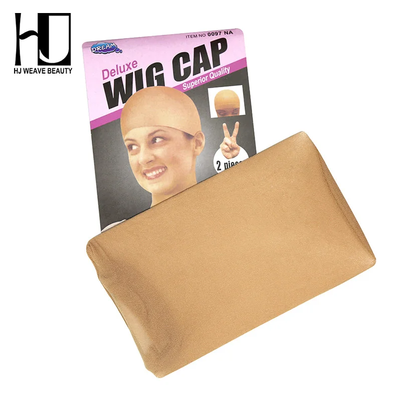 wigs for cancer patients with easy application -HJ weave beauty Hair nets Wig caps