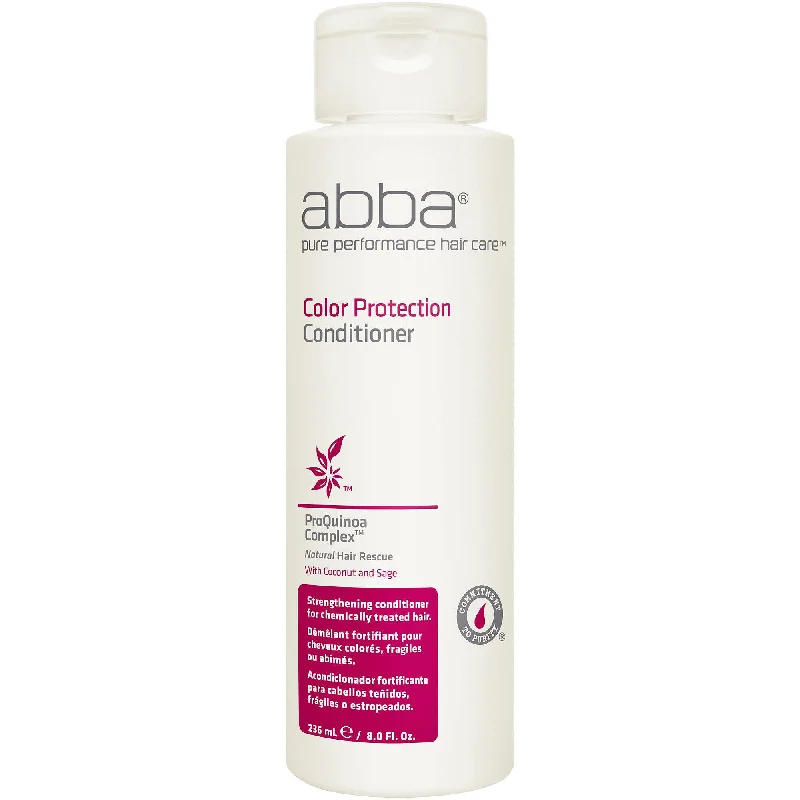 moisture-rich conditioner for frizzy hair-Abba Color Protection Conditioner 8 oz