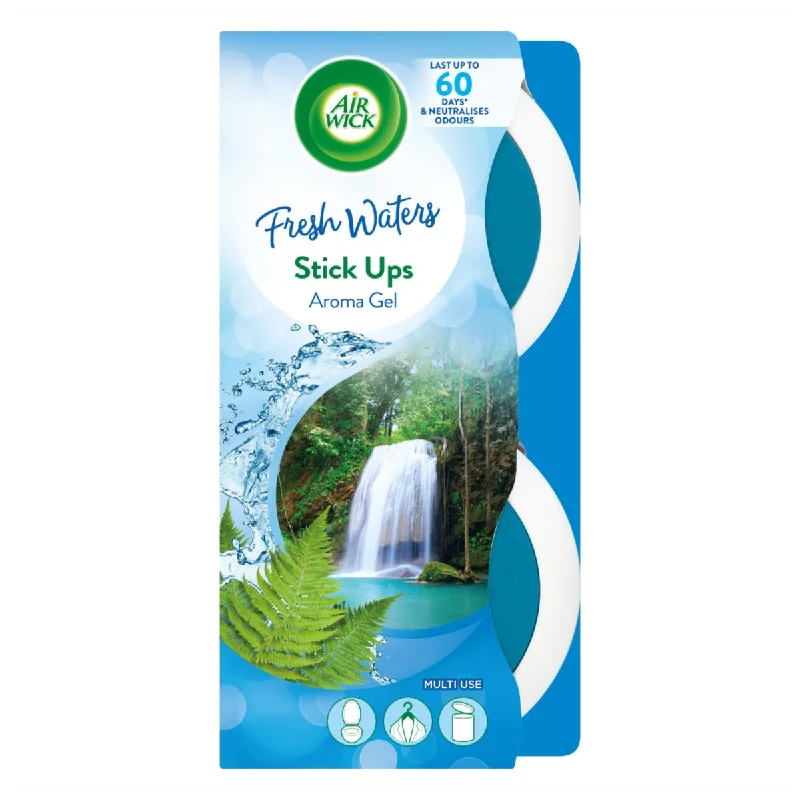 Airwick Stick Up Aroma Gel 2 Pack Fresh Water