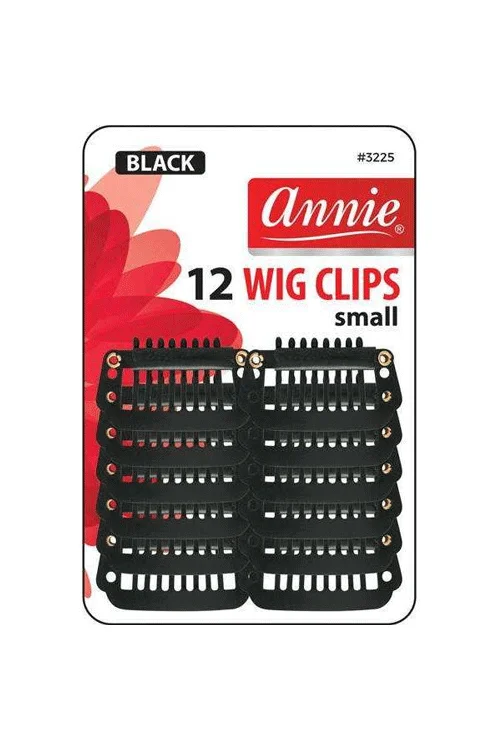 short blonde wigs for summer fashion -Annie Wig Clips Black Small 12 ct #3225