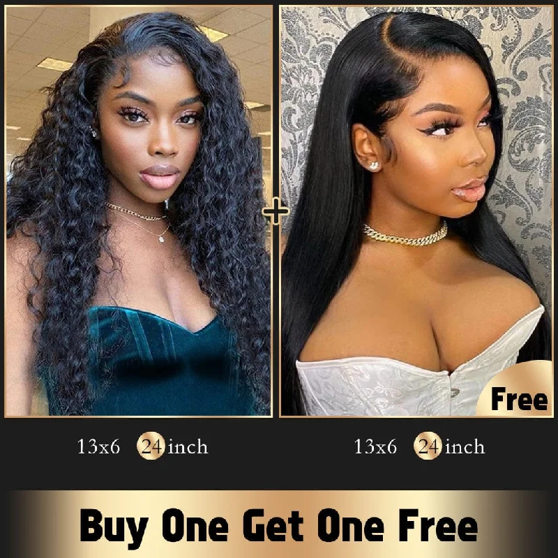 human hair wigs for effortless elegance -Baisi 2 Wigs Deal No.8