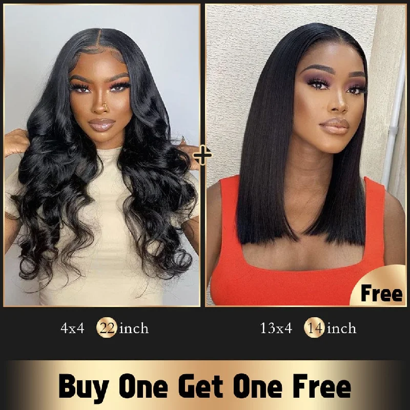 full coverage lace front wigs for natural look -Baisi 2 Wigs Deal No.9