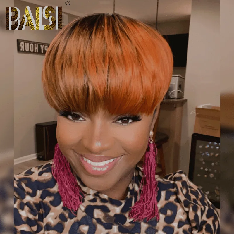 high-quality lace wigs for maximum comfort -BAISI Ginger Partial Topper