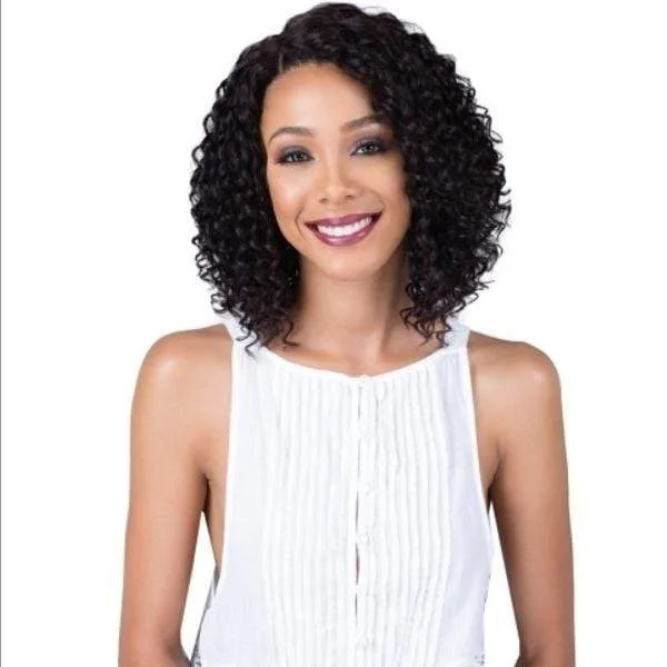 wigs for special occasions like weddings -Bobbi Boss 100% Brazilian Virgin Remi HH Lace Front Wig - MHLF902 LIRA