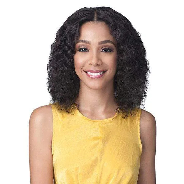 high-quality human hair wigs for shine -Bobbi Boss 100% Brazilian Virgin Remy Bundle Hair Full Lace Wig - BNGLWNC16 NATURAL CURL 16"