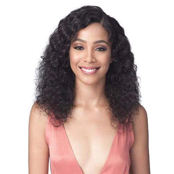 easy-to-wear synthetic wigs for convenience -Bobbi Boss 100% Brazilian Virgin Remy Bundle Hair Full Lace Wig - BNGLWNC20 NATURAL CURL 20"