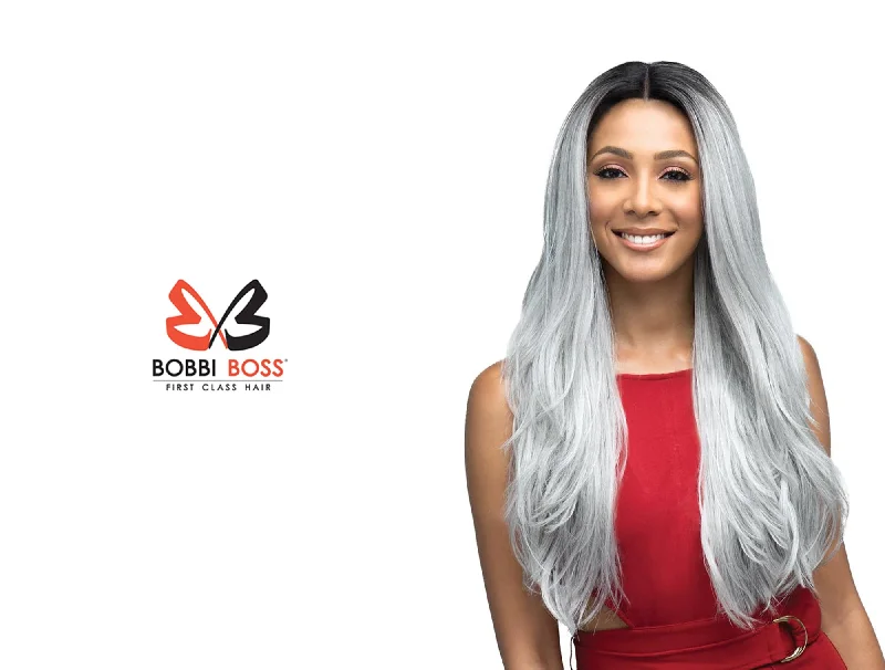 sleek wigs for polished and refined looks -BOBBI BOSS LACE FRONT WIG - MLF329 DARYNA