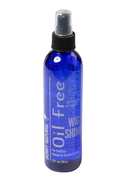 lace wigs for seamless blending with natural hair -Bonfi Natural Oil Free Wig Shine Spray