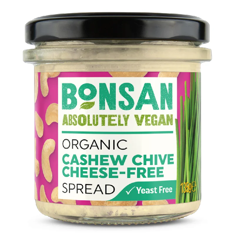 Bonsan Organic Cashew Chive Cheese-Free Spread