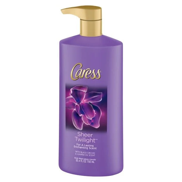 Caress Sheer Twighlight Black Orchid & Juniper Oil Body Wash 25.4 oz