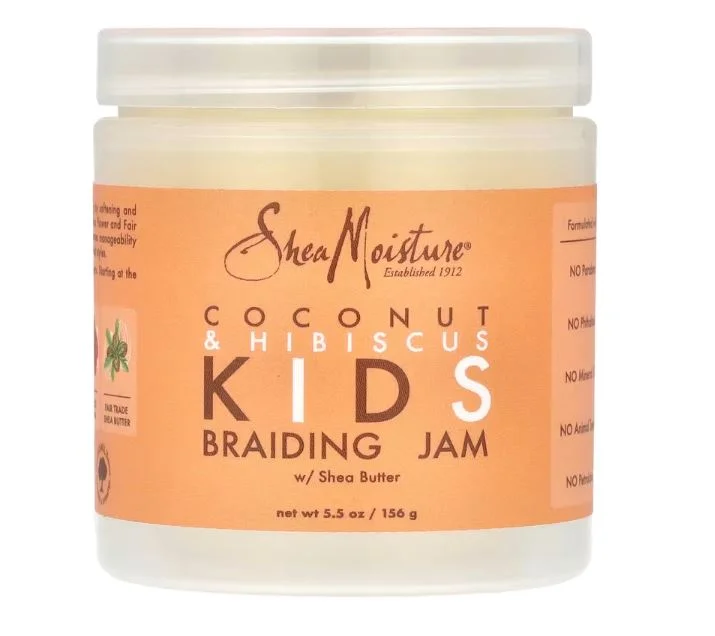 Shea Moisturiser Coconut & Hibiscus Kids Braiding Jam 12 Piece 5.5 Oz.