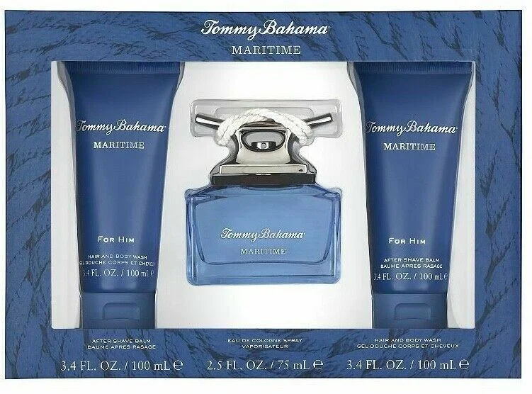 Tommy Bahama Maritime Men Gift Set 3 Piece 4.2oz EDC