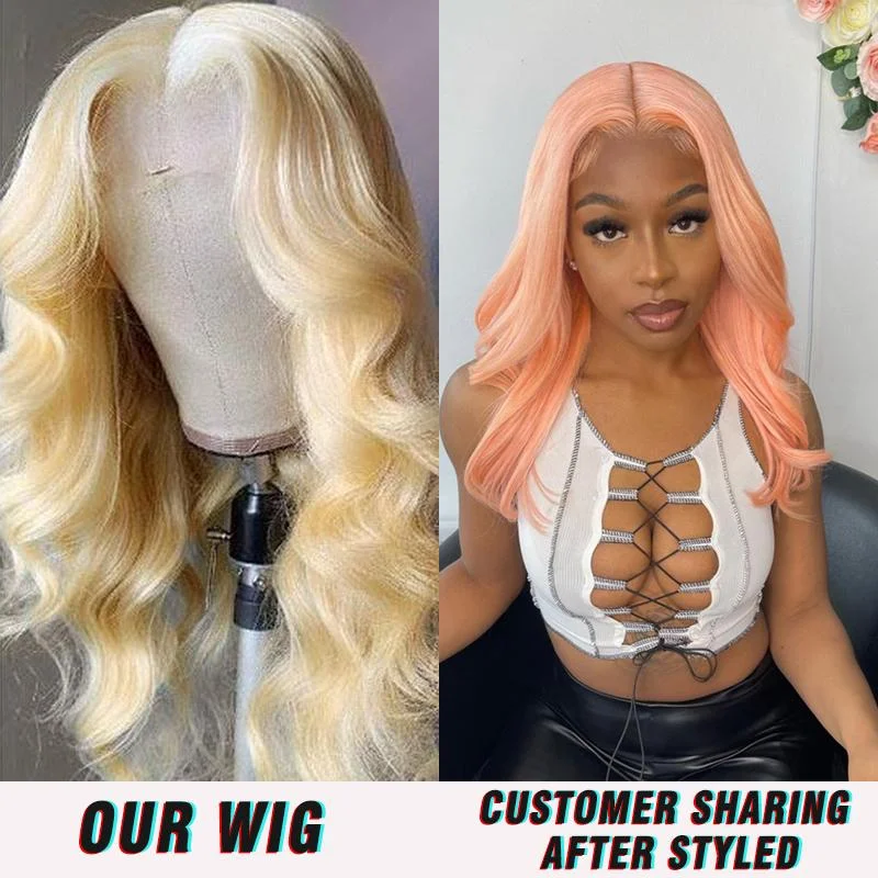 trendy colored wigs for unique styles -BAISI CUSTOMER SHARING, Click to Get a Same Wig to Customize