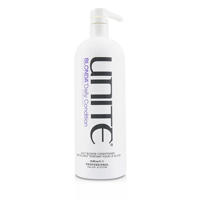 best hair care brands for curly hair-Unite BLONDA Daily Condition (Daily Blonde Conditioner) 1000ml/33.8oz