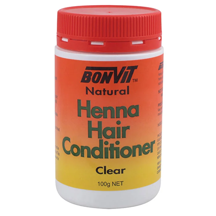 keratin shampoo for frizz control-Bonvit Henna Hair Conditioner Clear 100g