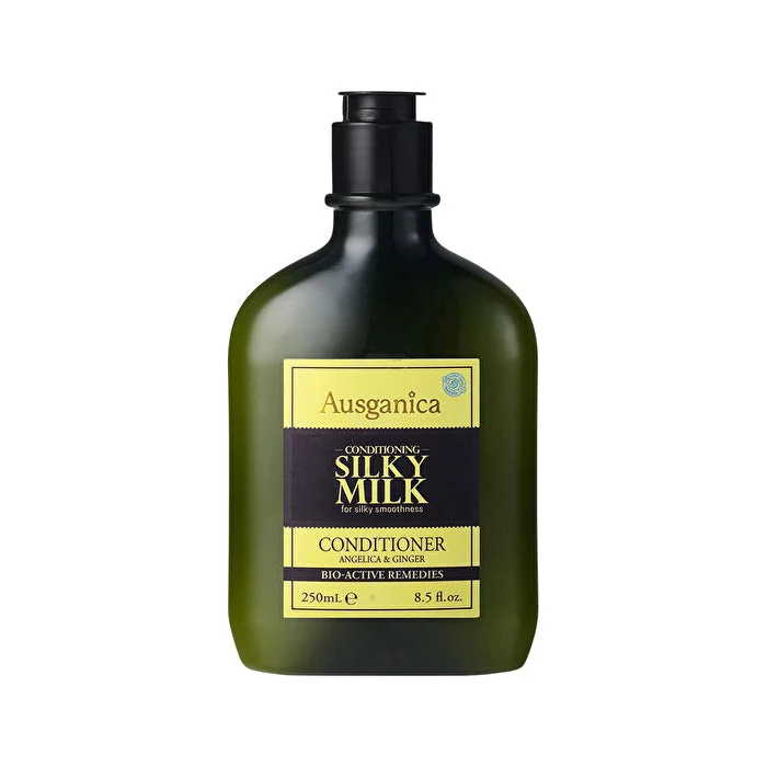 thickening conditioner for thinning hair-Ausganica Organic Silky Milk Conditioner (Angelica & Ginger) 250ml