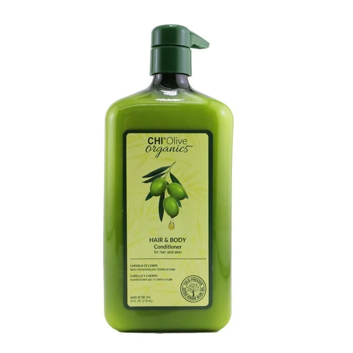 best products for shiny hair-CHI Olive Organics Hair & Body Conditioner (For Hair and Skin) 710ml/24oz