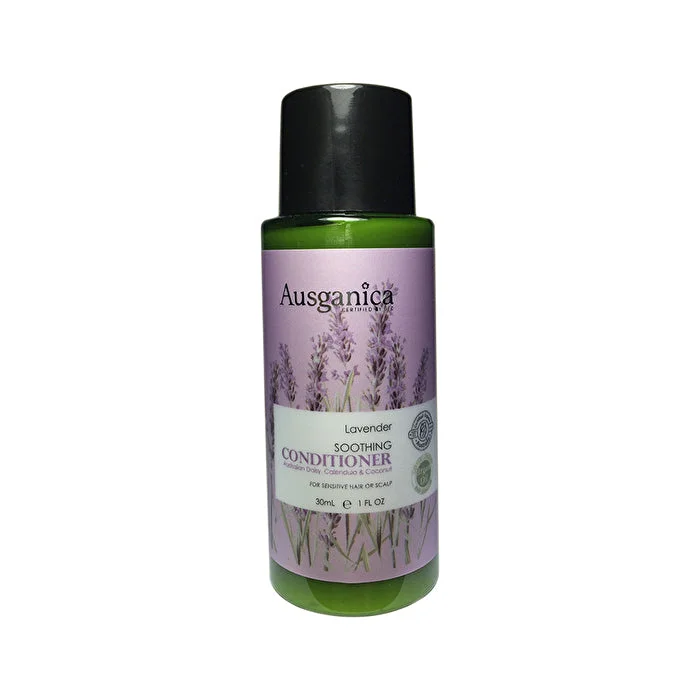 keratin mask for frizz-free curls-Ausganica Lavender Soothing Conditioner 30ml