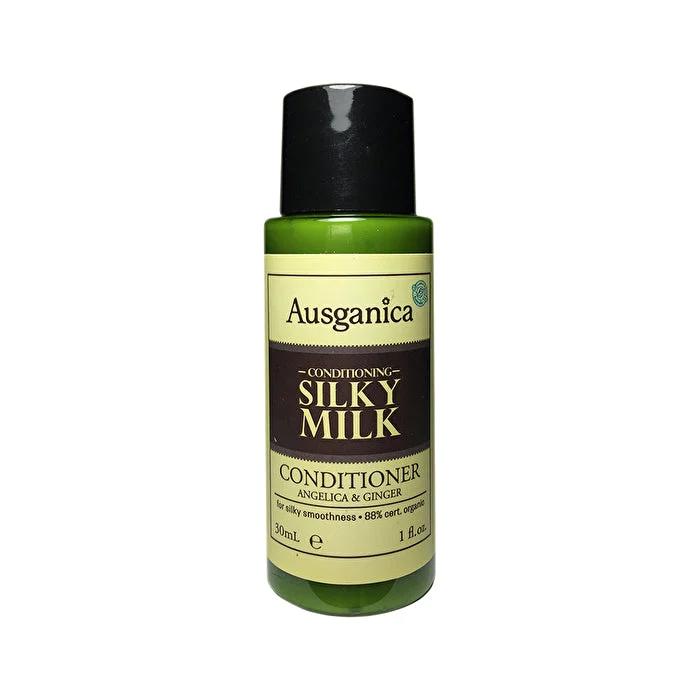 best hair serum for moisture retention-Ausganica Silky Milk Conditioner (Angelica & Ginger) 30ml