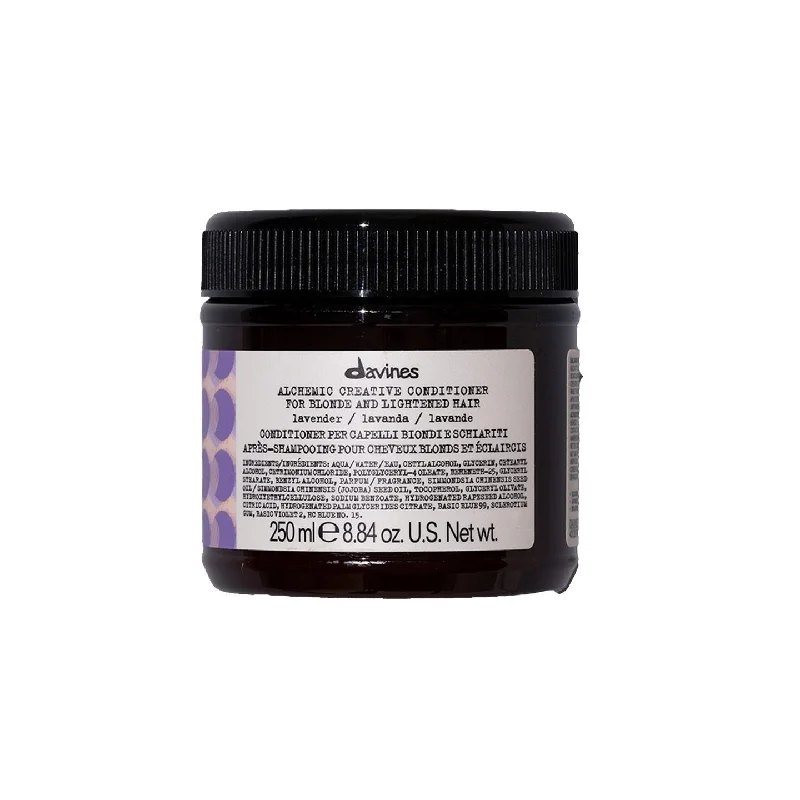 moisturizing hair products for thick curls-Davines Alchemic Lavender Conditioner