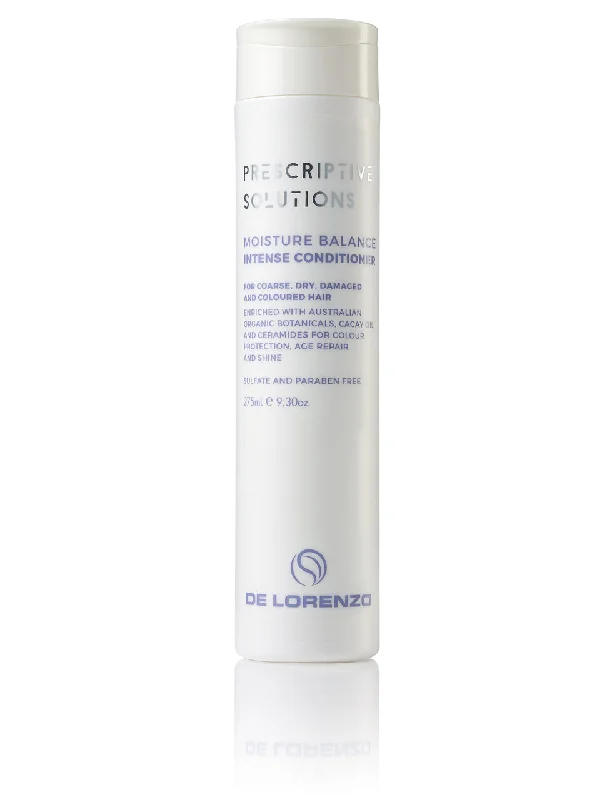 anti-frizz leave-in spray for curly hair-De Lorenzo Moisture Balance Intense Conditioner 275mL