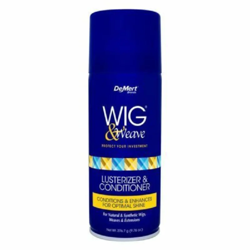 full lace wigs for realistic scalp appearance -DeMert Wig & Weave Lusterizer & Conditioner Spray 9.76 oz