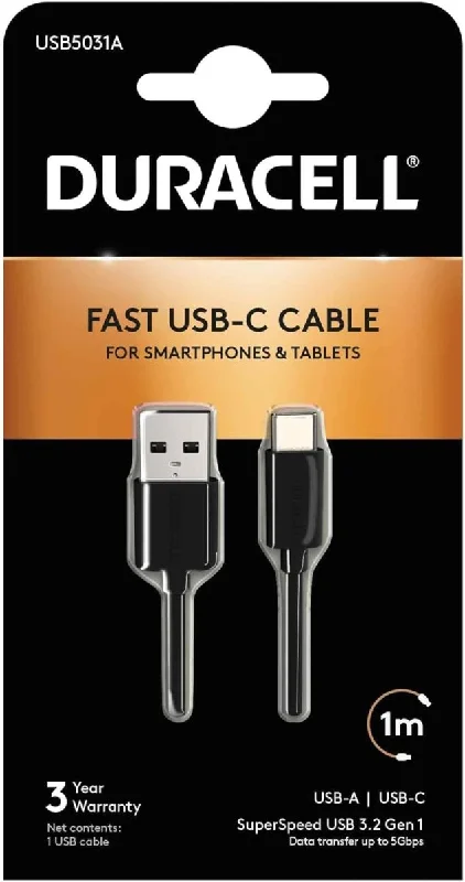 Duracell Sync & Charge Usb 3.0 Cable 1m (Usb5031a)