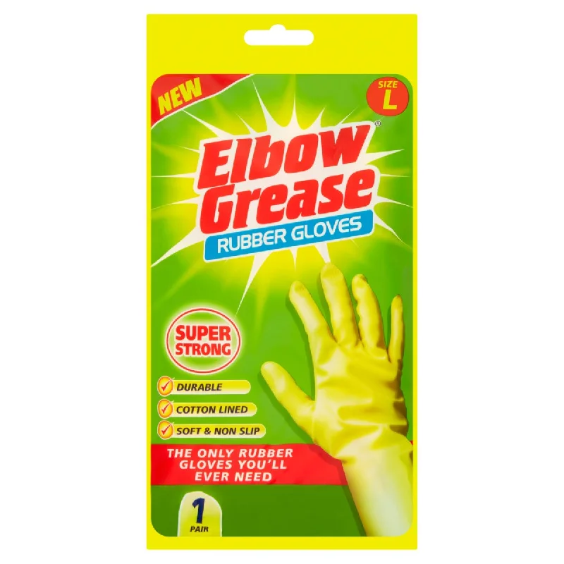 Elbow Grease Super Strong Rubber Glove Large