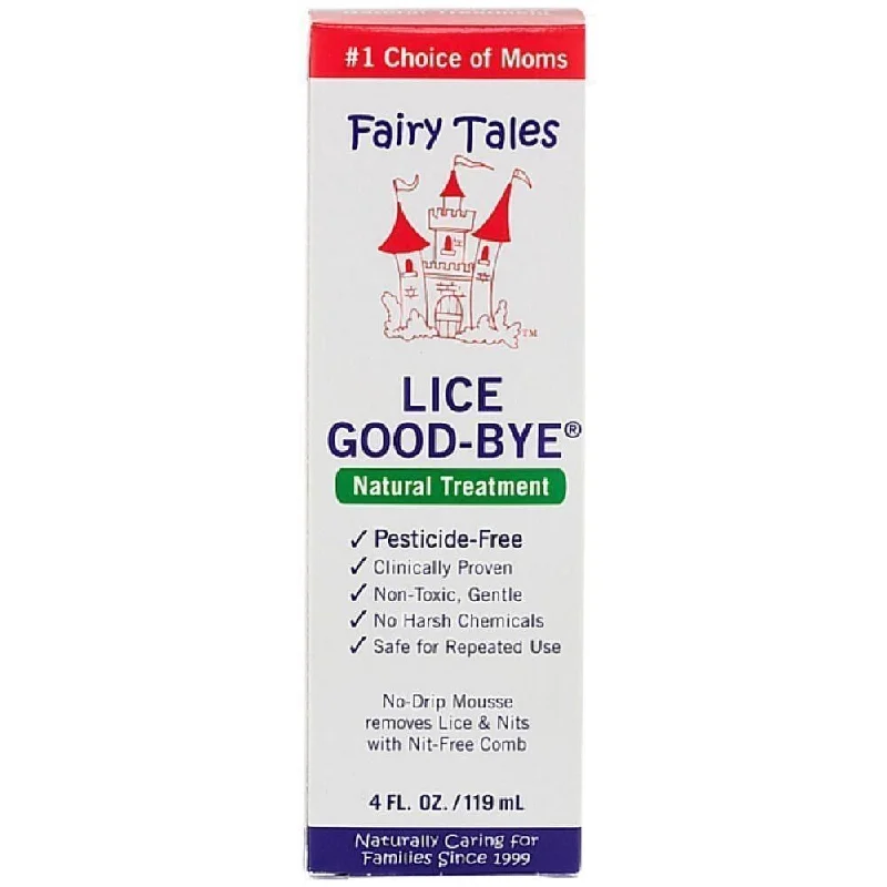 Fairy Tales Lice Good Bye No Drip Mousse Natural Treatment 4 Oz