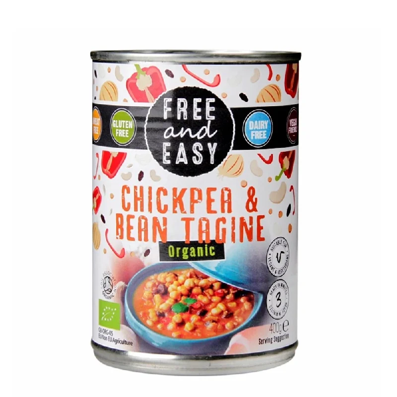 Free & Easy Organic Chickpea & Bean Tagine