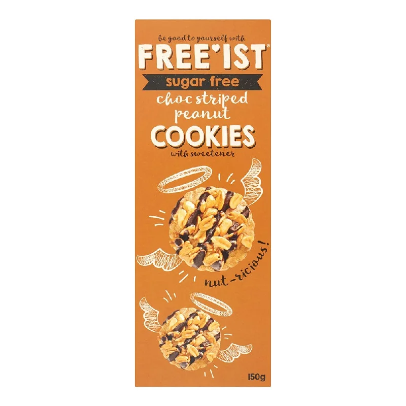 Free'ist Sugar Free Choc Striped Peanut Cookies