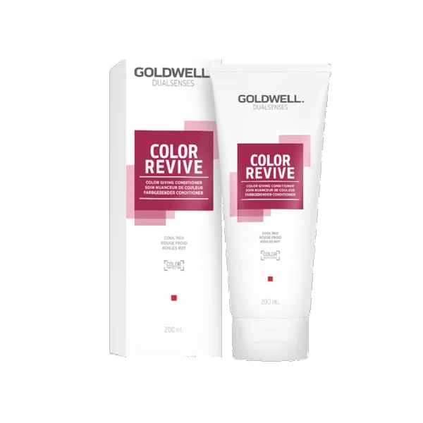 best hair products for thickening hair-GOLDWELL DUALSENSES COLOR REVIVE COLOR CONDITIONER COOL RED 200ML