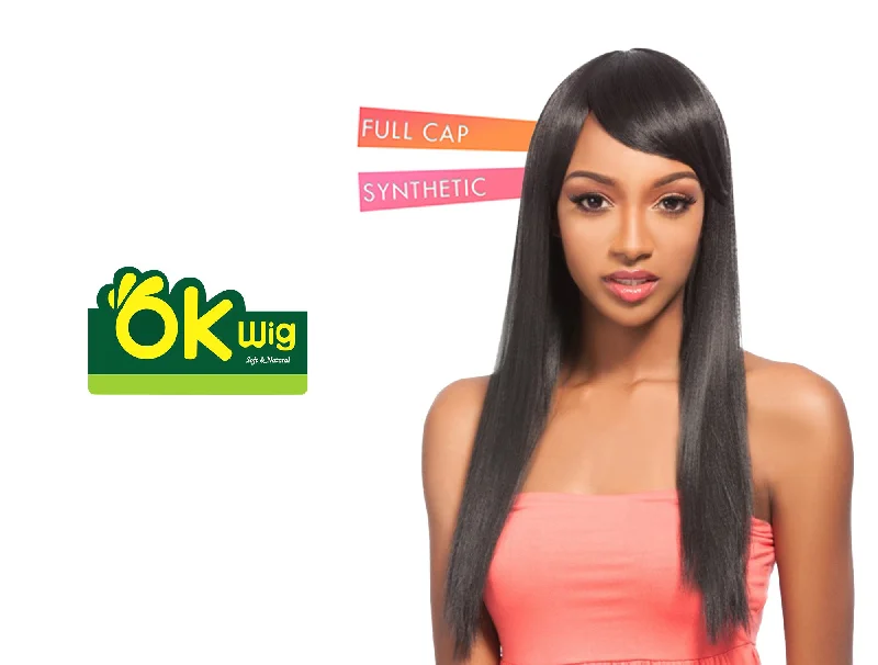 full coverage wigs for natural hairline -HAIR TOPIC OKWIG FULL CAP 009