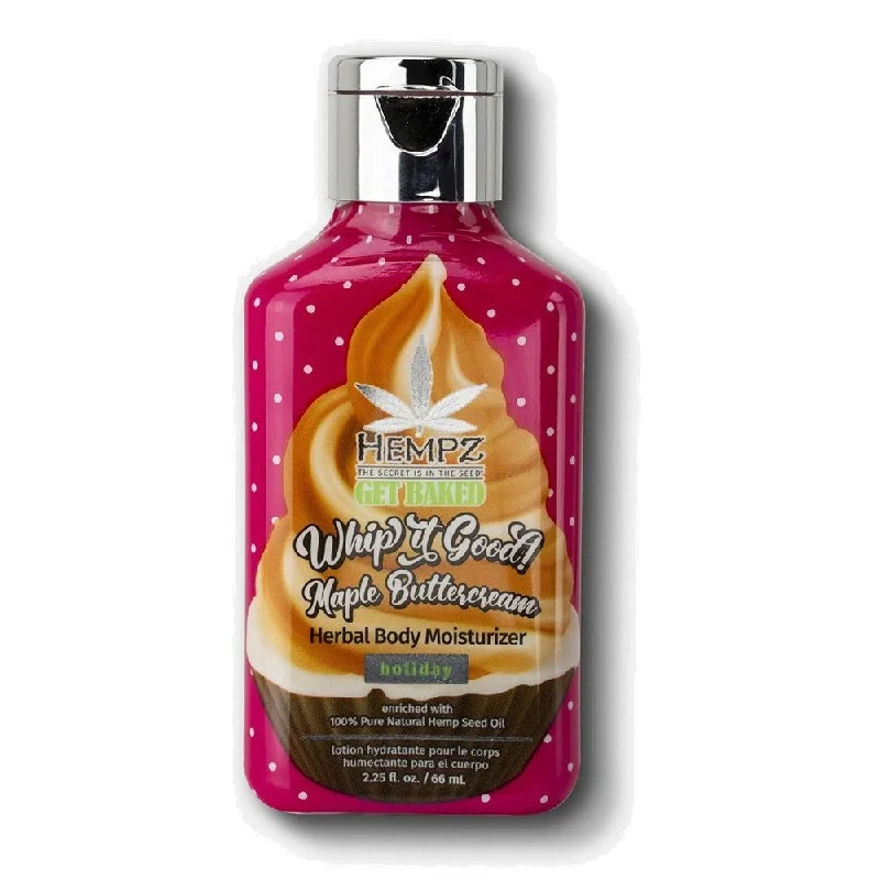 Hempz Whip It Good Maple Buttercream Herbal Body Moisturiser 2.25 oz