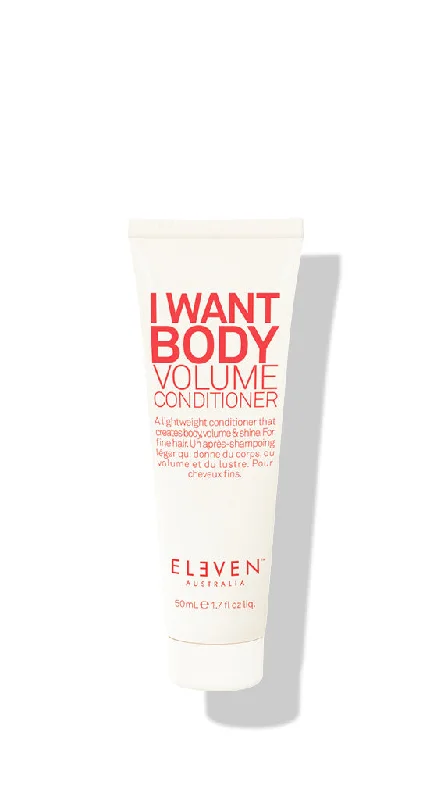 best leave-in conditioner for wavy hair-I WANT BODY VOLUME CONDITIONER 50ML