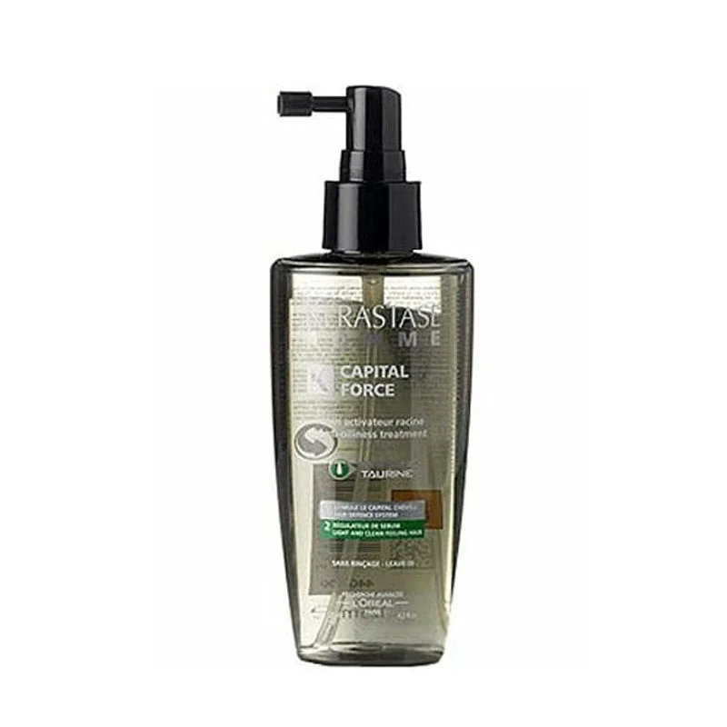 hydrating leave-in conditioner for curly hair-Kerastase Homme Capital Force Anti Oiliness Treatment 4.2 oz