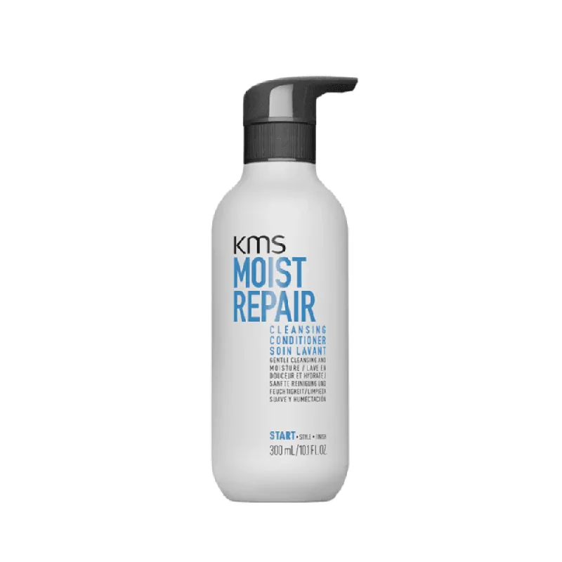 repairing serum for dry, brittle hair-KMS MOISTREPAIR CLEANSING CONDITIONER 300ML