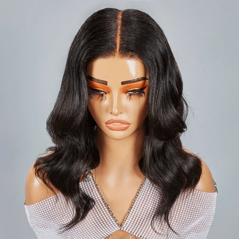 easy-to-wear wigs for everyday use -9x6 Glueless Layered Cut Body wave Bob Wig