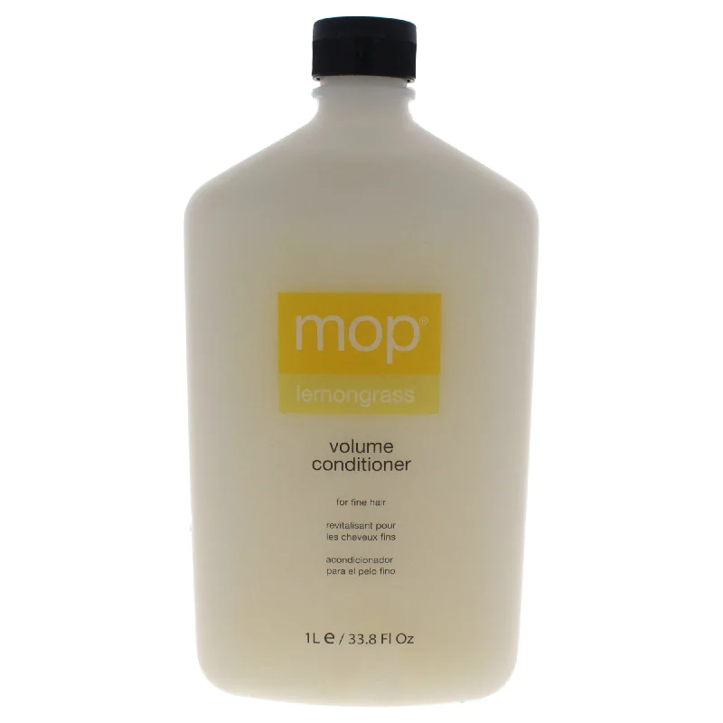 organic hair care products for dry hair-MOP Lemongrass Volume Conditioner 33.8 oz